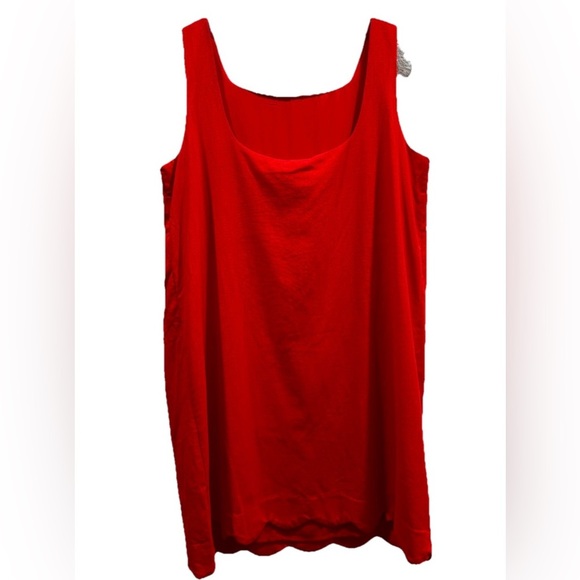 Kate Spade Red Scallop Hem Mini Dress - Picture 3 of 5